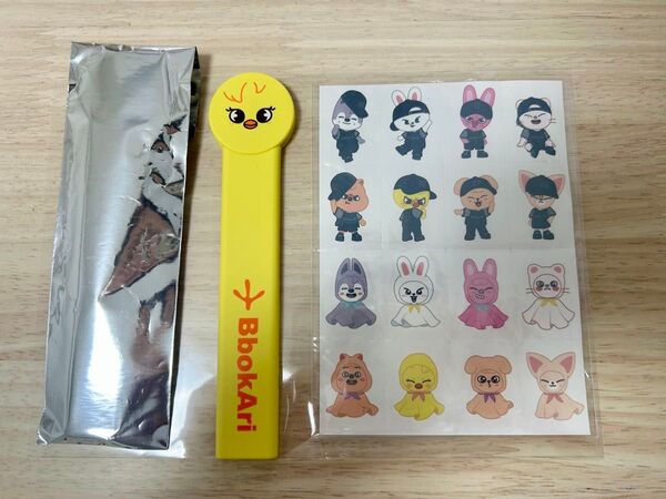 スキズ Straykids うちわグリップ ペインティングシール シルバー会員特典 フィリックス ポガリ