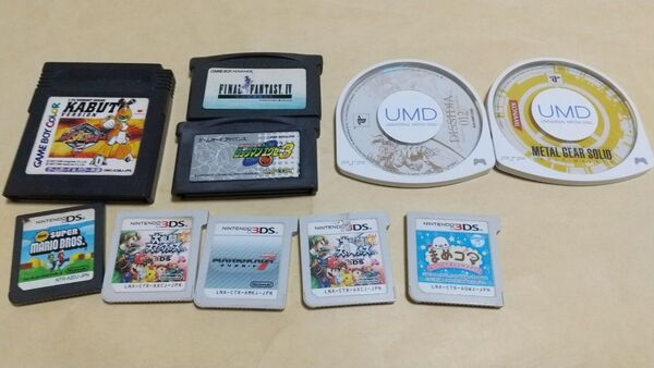 ジャンク ゲームソフト 10点セット