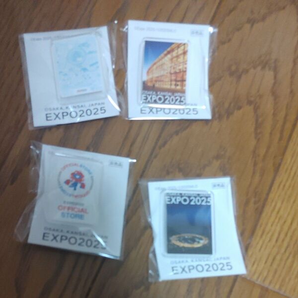 大阪 関西万博 ピンバッジ ピンズ 非売品 2025 エキスポ ミャクミャクハウス 5月限定 EXPO2025 4つセット