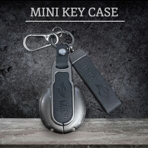 ミニクーパー キーケース MINI用 ミニ Fシリーズ F54 F55 F56 F60 クーパー クーパーS 革 高級感UP 黒色