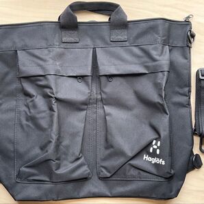 Haglofs ホグロフス 3way ショルダーバッグ リュック バックパック トート ヘルメットバッグ 中古 ブラック 18L