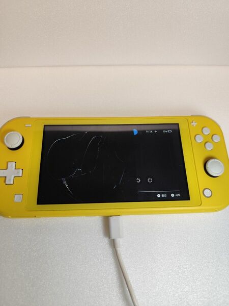 ニンテンドースイッチライト イエロー 「ジャンク」液晶割れ 液漏れ Nintendo Switch Lite