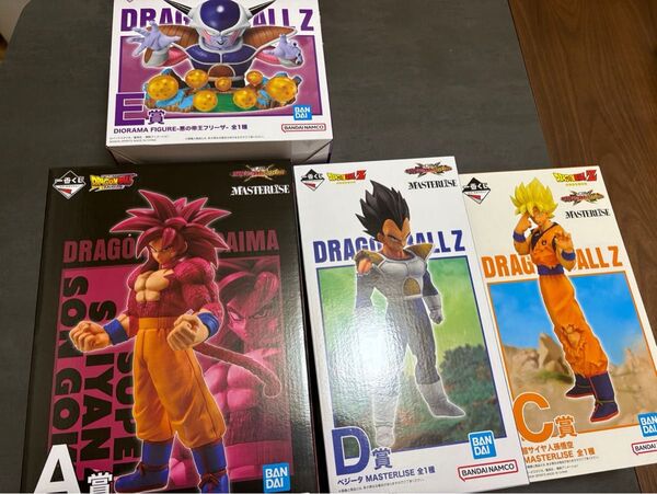 一番くじ ドラゴンボール VSオムニバスCROSS A賞 C賞 D賞 E賞