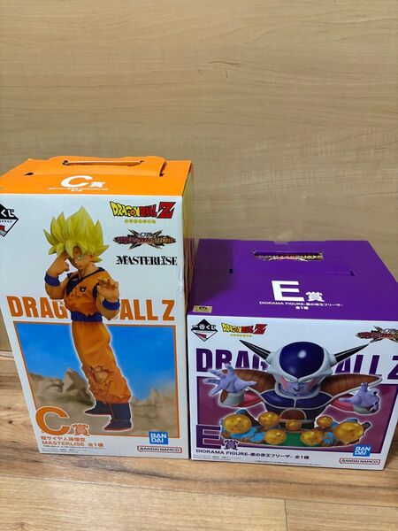 一番くじ ドラゴンボール オムニバスクロス C賞 超サイヤ人孫悟空 E賞 悪の帝王フリーザ- ラストワン賞 セル