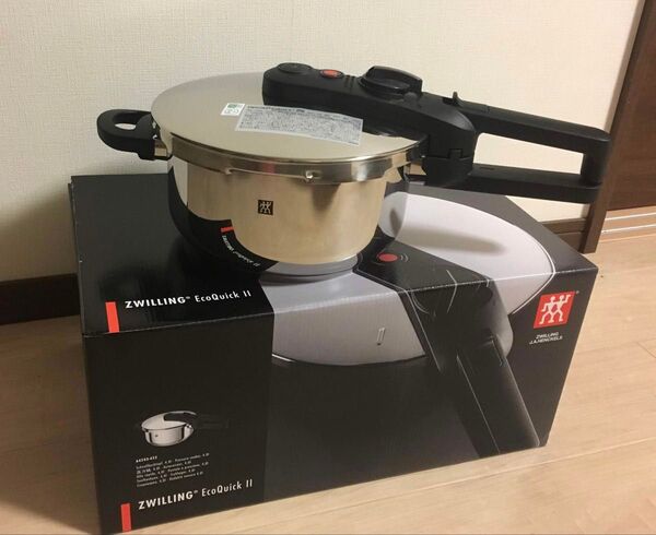 【新品未使用】ツヴィリングエコクイックⅡ 圧力鍋 片手圧力鍋 調理器具 4L