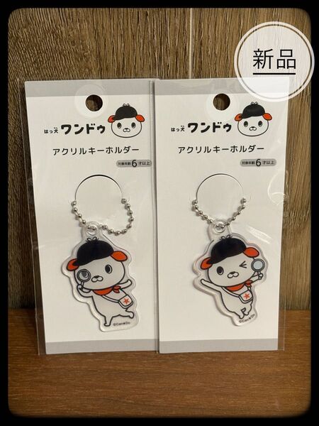 はっ犬 ワンドゥ アクリルキーホルダー A.B 【2種セット】 キャンドゥ