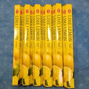 インドお香 スッキリ爽やかフルーツNo.1! LIME LEMON 6こセット