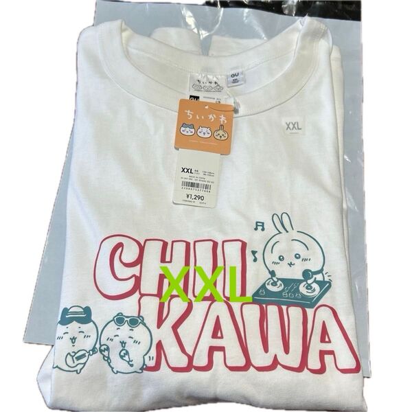 ちいかわ GU コラボ Tシャツ 白 XXL 未使用