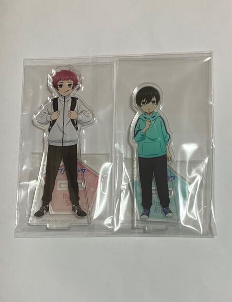 新品 ブルーロック アニメイト限定 ブルーレイ全巻購入特典 アクリルスタンド アクスタ 2点セット 糸師凛 糸師冴 Blu-ray