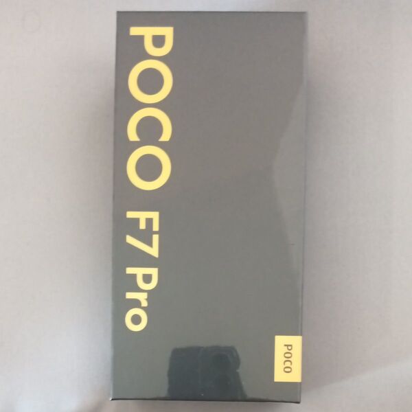 新品未開封 国内版 【SIMフリー】 Poco F7 Pro ブラック 12GB 256GB シュリンク付き