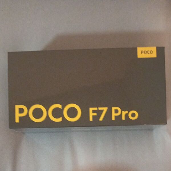 新品未開封 国内シムフリー版 Poco F7 Pro ブラック 12GB 256GB シュリンク付き カウントダウンボーナス対応可