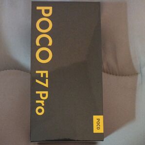 新品 未開封 poco f7 pro 256GB 国内シムフリー版 ブラック シュリンク付き