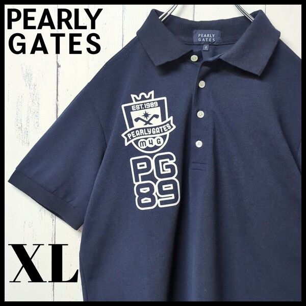 PEARLY GATES パーリーゲイツ ゴルフウェア 鹿の子 ポロシャツ
