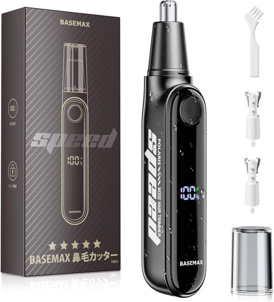 鼻毛カッター 【2025革新&LCD画面】Type-c充電式 鼻毛カッター メンズ 耳毛カッター