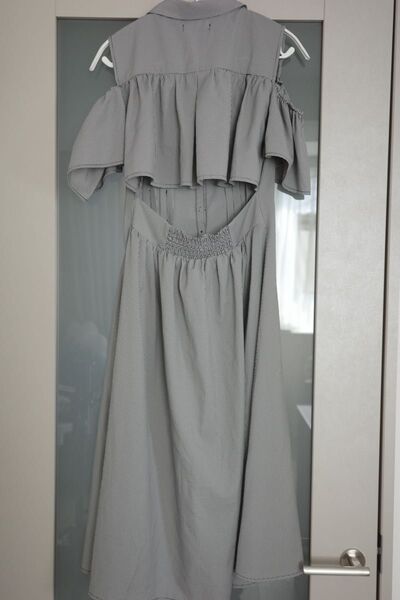 【Titty&co.】ロングシャツワンピース 半袖