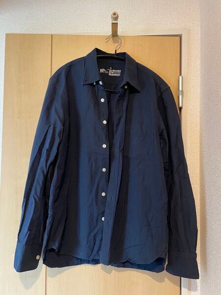 【無印良品】長袖シャツ 紺