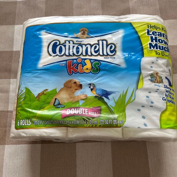 Cottonelle Kids トイレットペーパー ダブルロール 6ロール 未使用