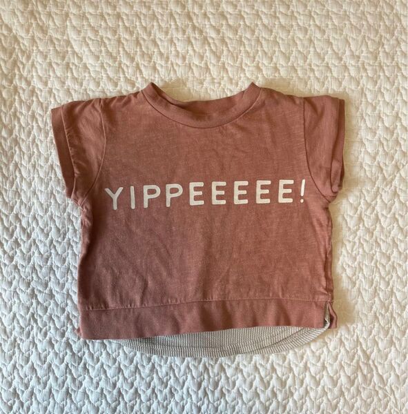 アプレレクール 重ね着風Tシャツ カットソー 半袖Tシャツ 男の子 女の子 100cm コットン100