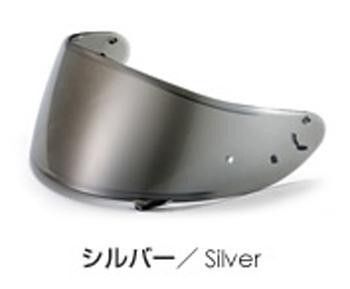 T's ミラーシールド SHOEI CWR-F2 ピンロック ダークスモークベース(チタンシルバー)