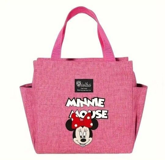 ミニーマウス 保冷バッグ 保温バッグ ランチバッグ トートバッグ エコバッグ ハンドバッグ ディズニー ピンク