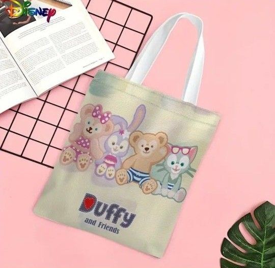 ディズニー ダッフィー&フレンズ トートバッグ エコバッグ ハンドバッグ ショルダーバッグ ビーチバッグ ②