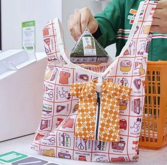 エコバッグ トートバッグ ナイロン コンビニ コンビニエンスストア