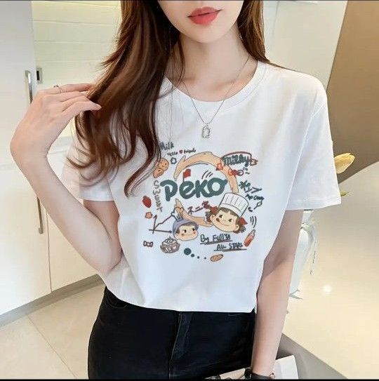 ペコちゃん 半袖 Tシャツ レディース