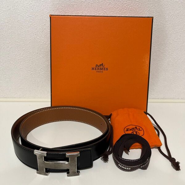 HERMES エルメス Hロゴベルト コンスタンス レザー