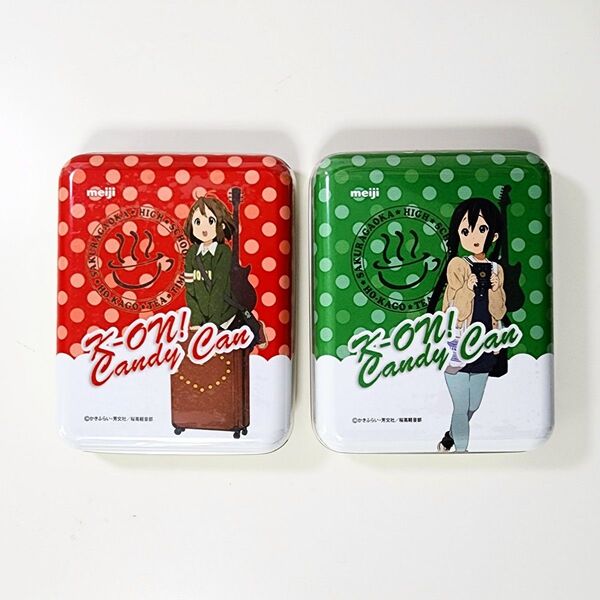 「ローソン 映画けいおん!フェア」缶キャンディー 平沢唯・中野梓◆未開封新品