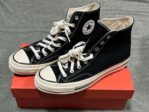 【CONVERSE】ct70 チャックテイラー ハイカット BK 27㎝ 黒