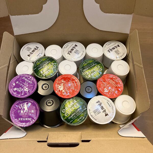 【KEURIG 対応】OGAWA 上島珈琲店 カプセルコーヒー ジャスミン茶 イングリッシュブレックファースト合計 20個