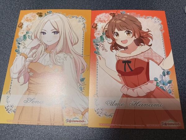 アニメイト 特典 ポストカード イラストカード 学園アイドルマスター 花海佑芽 十王星南