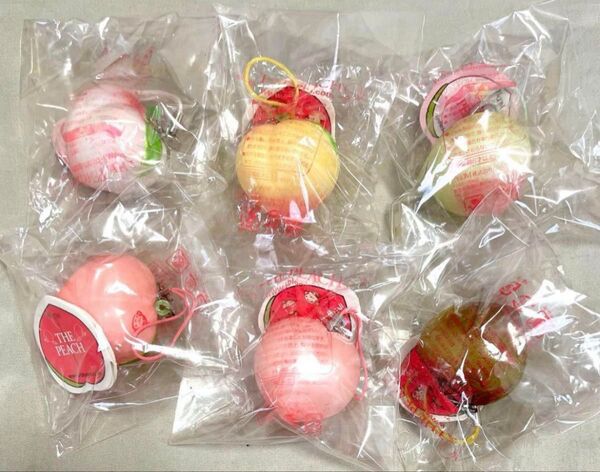 BLOOM THE PEACH ピーチ スクイーズ (猿絵柄1つ入り) 6種類セット