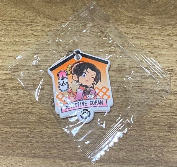 【新品未開封】名探偵コナン上原由依「隻眼の残像×くら寿司」ラバーキーホルダー
