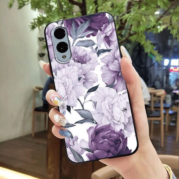 arrows We2 ケース カバー 花柄デザイン ソフトTPUケースA