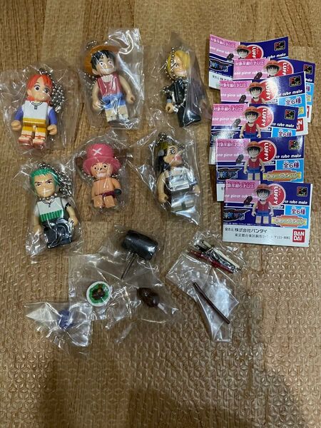 ワンピース キューブメイト 台紙付き 全6種 コンプリートセット