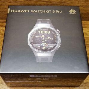 新品未開封 HUAWEI WATCH GT 5 Pro 46mm ブラックフルオロエラストマー ベルト