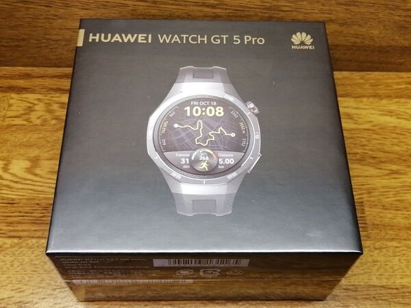 新品未開封 HUAWEI WATCH GT 5 Pro 46mm ブラックフルオロエラストマー ベルト