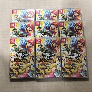 スーパー マリオパーティ ジャンボリー 新品未開封シュリンク付き 9枚セット Nintendo Switch ソフト