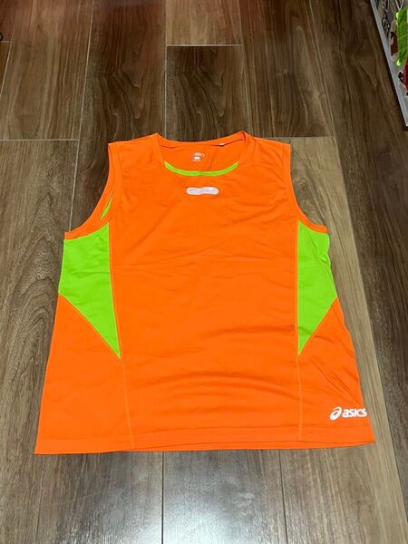 asics ノースリーブ トレイルランニングウェア Lサイズ