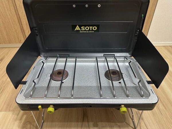 SOTO ツーバーナーコンロ 折りたたみ式 ST-527 2バーナー