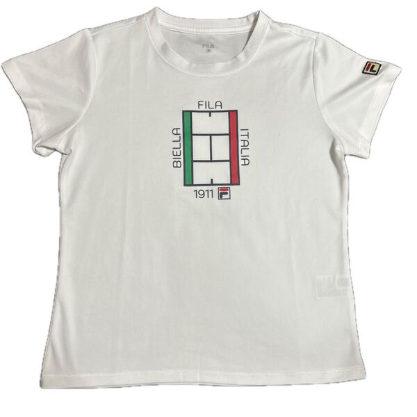 FILA テニス Tシャツ ホワイト XL
