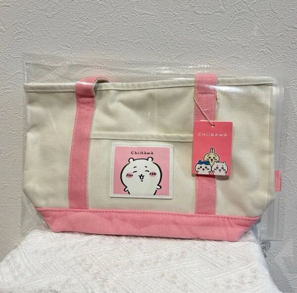 【新品】希少品 Chiikawa ちいかわ トートバッグ ハンドバッグ MINISO 中国限定 34x21cm 1点