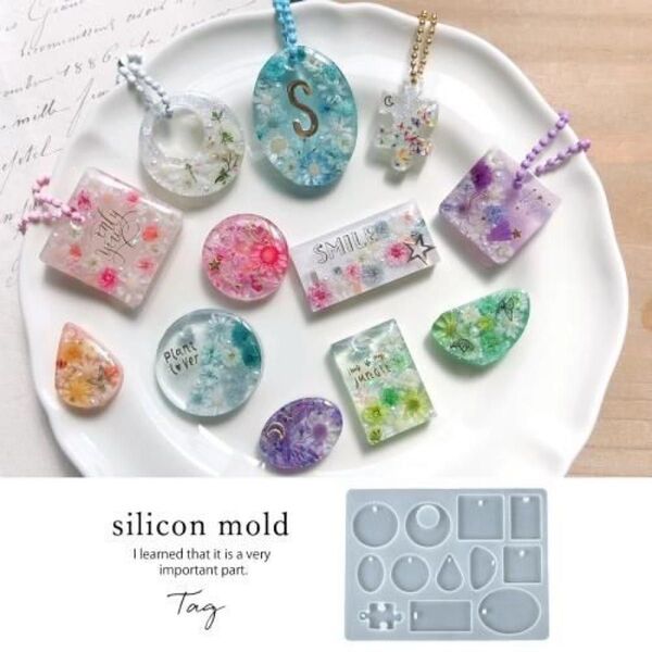 隠れ工房GreenOcean シリコンモールド レジン ハンドメイド 幾何学