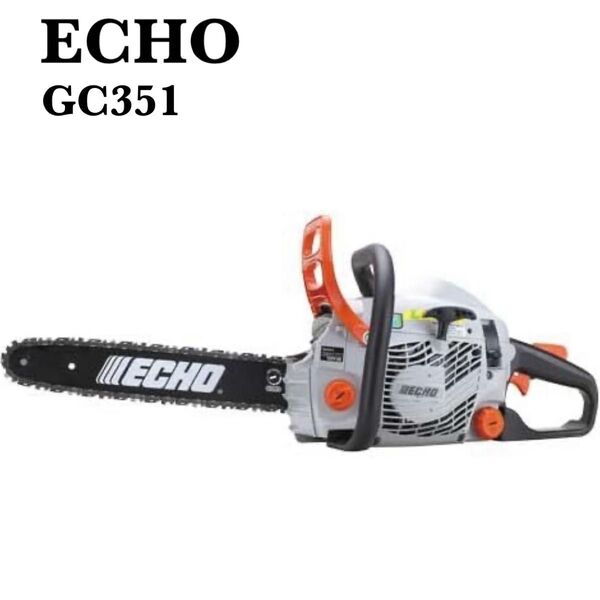 新品未使用 ECHO エコー やまびこ エンジンチェーンソー GC351 ガイドバー35cm 排気量34.0cc 共立