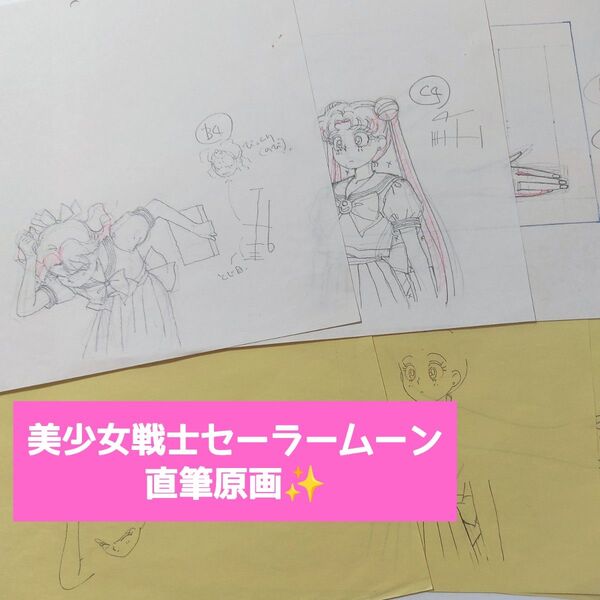 【当時モノ】美少女戦士セーラームーン(無印) アニメ原画 17話⑧★