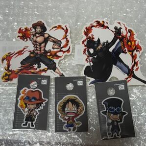 ONE PIECE ワンピース ステッカーセット エース ルフィ サボ