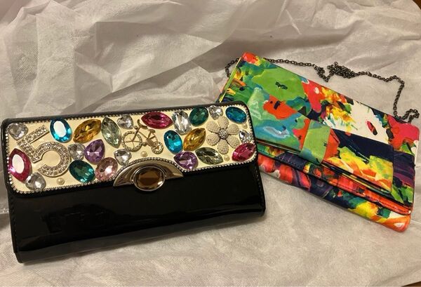 パーティーバッグ クラッチバッグ 斜めかけバック 普段でも可愛い!キラキラバッグ 結婚式など オマケ付き(参考写真付き) 限定値下