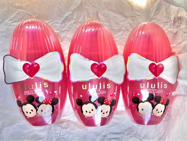 ululis ウルリス ミッキー ミニー ピンクミー ヘアオイル ラブリーフリージアの香り 100ml×3