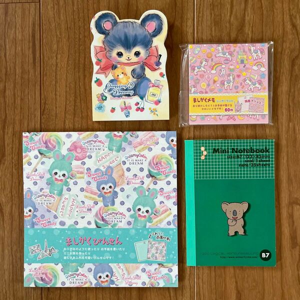 メモ帳 メモセット ミニメモ 文具セット 平成レトロ レターセット